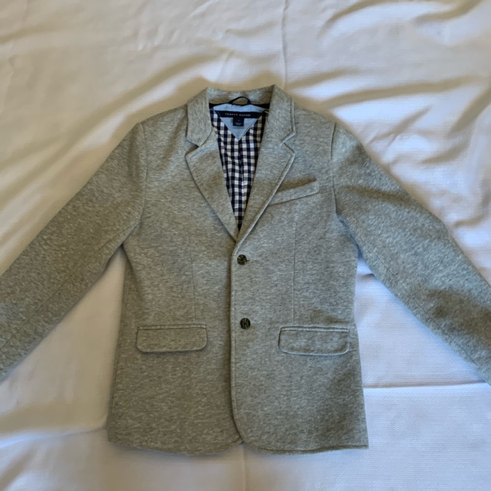New Tommy Hilfiger boys grey blazer